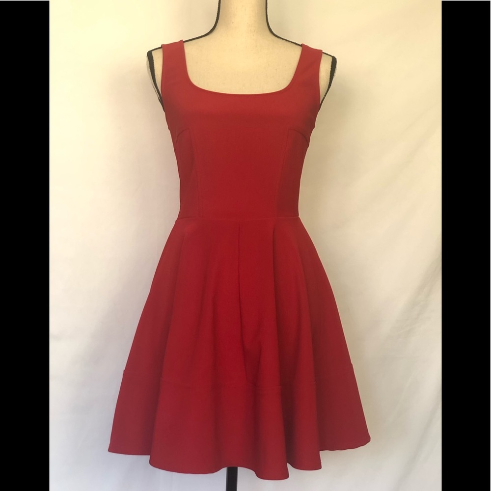 Lulus Fit and Flare Marvelous Dress M